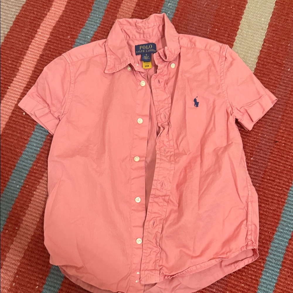 Polo Ralph Lauren Coral Short Sleeve Shirt